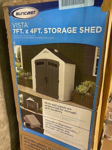 Suncast Vista 7ft. x 4ft. Storage Shed