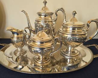 Towle "Old Master" Tea Set. Stunning Luster, not a dent!