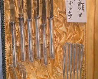WMF silver lated flatware for 6