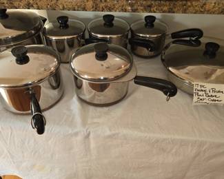 17 Pc Paul Revere Ware