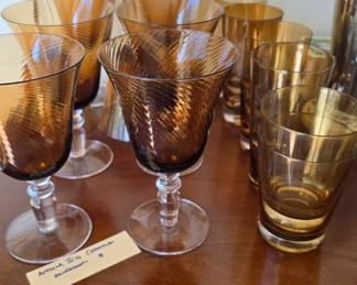 Artland Swirl Glassware