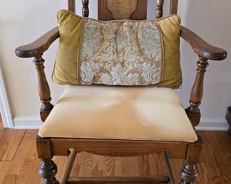 Inlaid Walnut chair