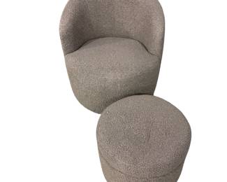 Swivel chair and stool