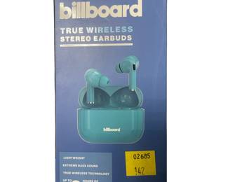 Billboard Wireless Bluetooth Earbuds with charging case