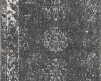 Unique Loom Sofia Collection Area Rug - Casino (2' x 3' 11" Runner Dark Gray