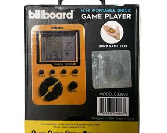 Billboard mini portable Brick Game Player
