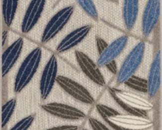 Nourison Home Aloha ALH18 Grey/Blue Rug