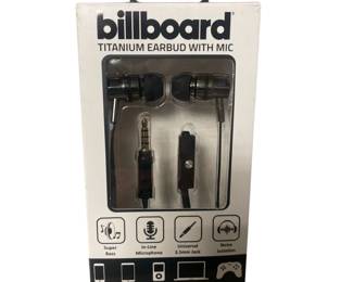 Billboard Titanium earbuds with MIC