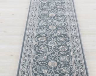 Luxury Kashan Gray Runner Rug 2’2x3 Grey