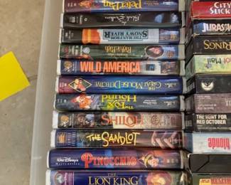 VCH and DVDs for Sale