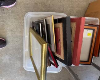 LOT of tubs of frames