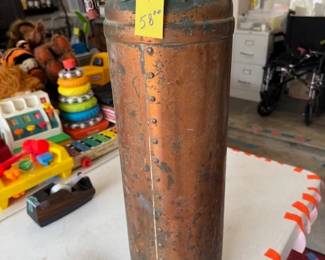 Antique Copper Fire Extinguisher
