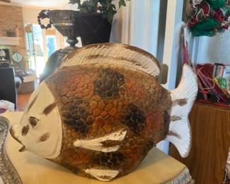 Large Pottery Fish