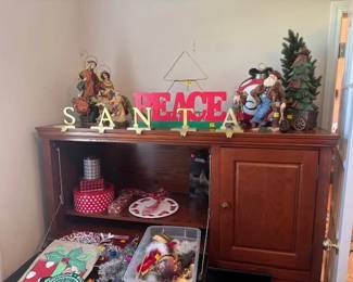 Office Desk - Decked out for Christmas