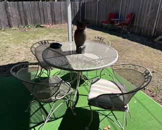 Wrought Iron Table Set