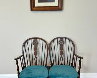 Windsor style bench