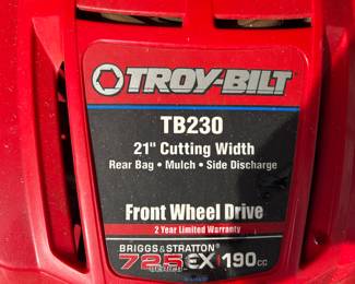 Briggs & Stratton Troy-Bilt push mower