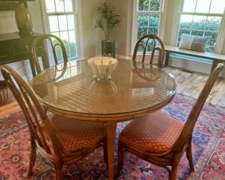 Henredon table & 4 chairs