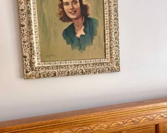 vintage oil on camvas