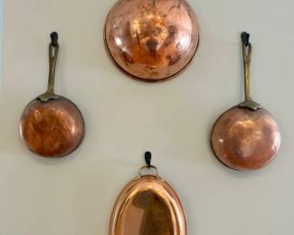 Copper pots