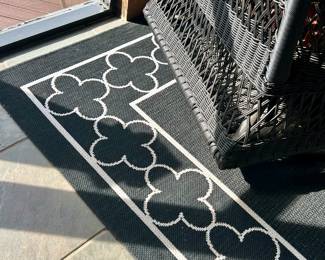 Outdoor rug by Ballard Design 10’8” by 7”