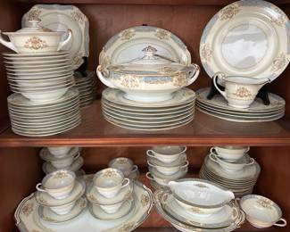 Antique Noritake, service for 12 plus extras