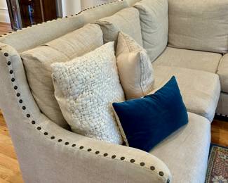 sectional sofa (7’9” by 9’8”)