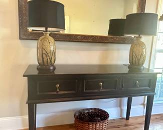 Black credenza 5’2” wide