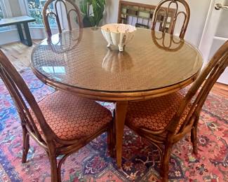 Henredon table with 4 chairs.