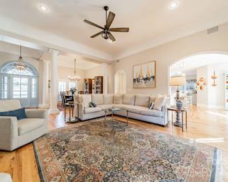 large L-shape sofa 7’9” by 9’8”