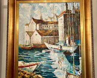 oil on canvas painting