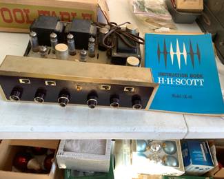 #143	HH Scott Model LK-48 amplifier	 $300.00