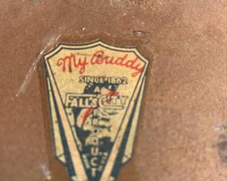 #101	vintage 352 my buddy tackle box metal 	 $20.00