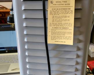 #96	Titan electric heater 	 $20.00