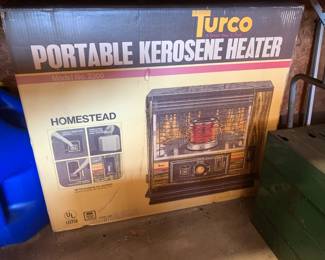 #126	Turco kerosene heater portable  2300 model	 $25.00