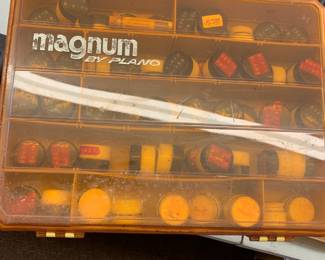 #99	Magnum by Plano tackle box with paints 	 $20.00