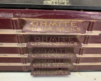 #81	ohmite  little devil resister box with resisters 	 $25.00