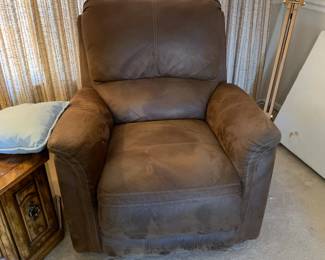 #34	microfiber recliner 	 $45.00
