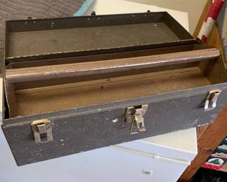 #78	Kennedy tool box with tray 	 $25.00