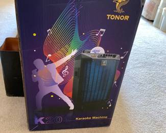 #144	Tonor K20 Karaoke Machine in box 	 $100.00