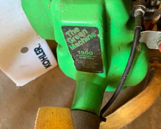 #111	green machine gas weed eater 	 $40.00