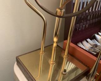 #55	gold 4 lamps table lamp 40 tall	 $75.00