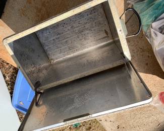 #138	Vintage Hawthorn stainless cooler 	 $30.00