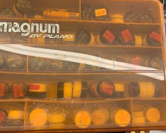 #99	Magnum by Plano tackle box with paints 	 $20.00