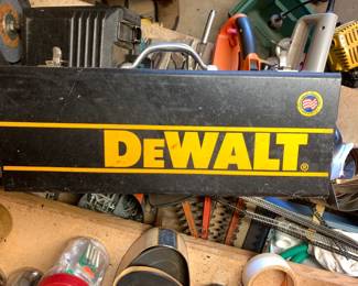 #120	DeWalt Sawzall in metal case 	 $75.00