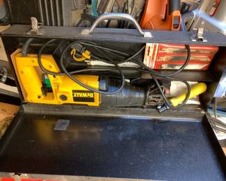 #120	DeWalt Sawzall in metal case 	 $75.00