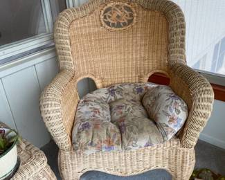 One of the pieces included in a set of nice outdoor patio furniture.  This picture doesn't do it justice.  The cushion is not soiled, as it appear  in this pic.