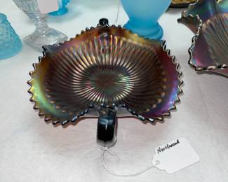 Purple Northwood carnival bowl