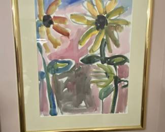 Original watercolor by local artist