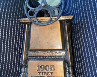 Fun advertising coin bank.  This bank must be a bit unusual.  We couldn't find it on the usual auction sites.